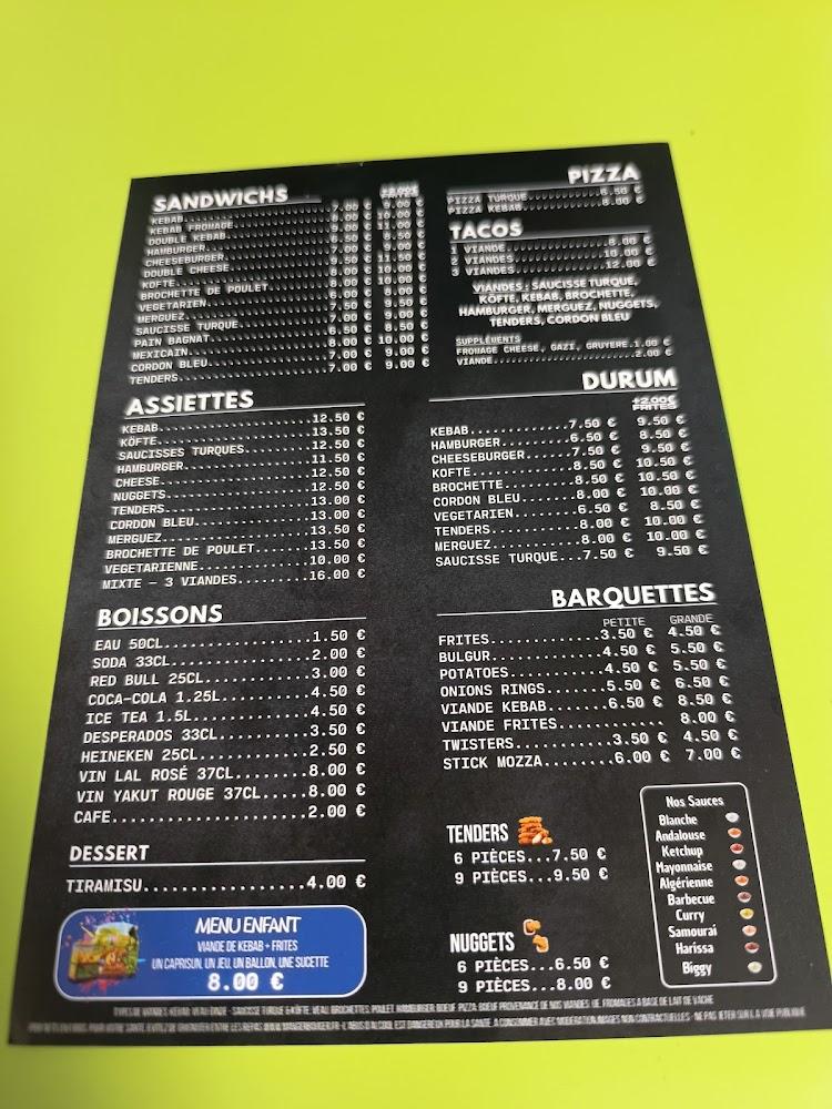 O’Tezel Kebab - Menu Image 1